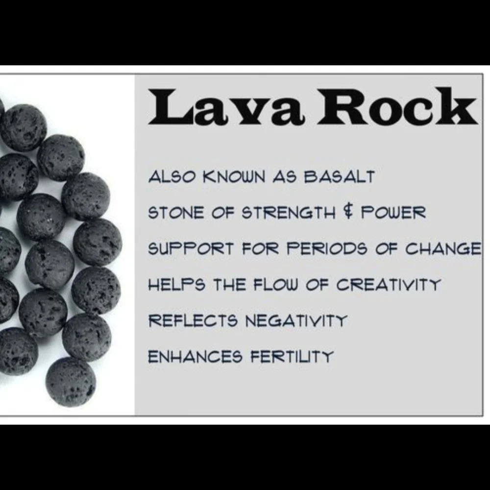 Dark/Sunny Days Black Lava Handmade Braclet! - Picture 8 of 10